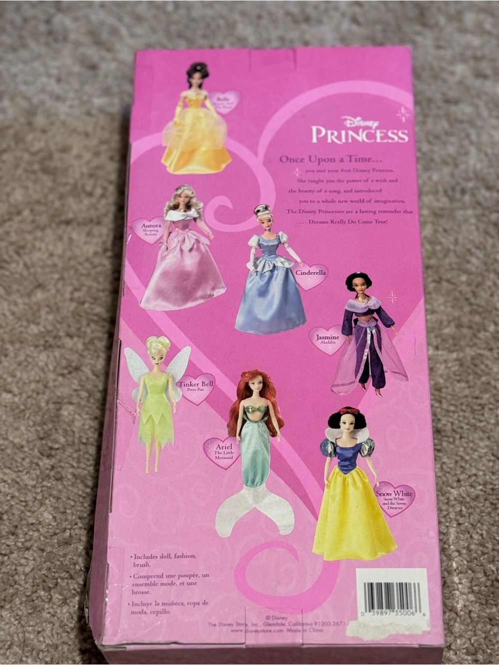 Vintage 2001 Princess Ariel Doll - Disney Store; Princess Collection! - Picture 2 of 4